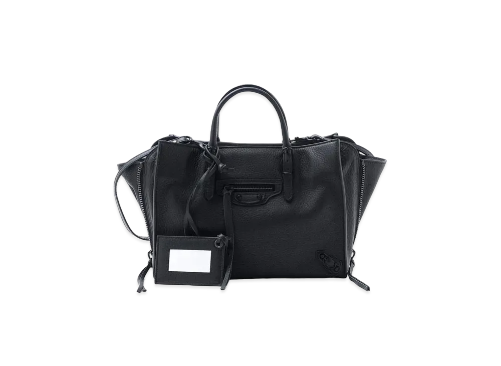 BALENCIAGA Leather Handbag "Black"