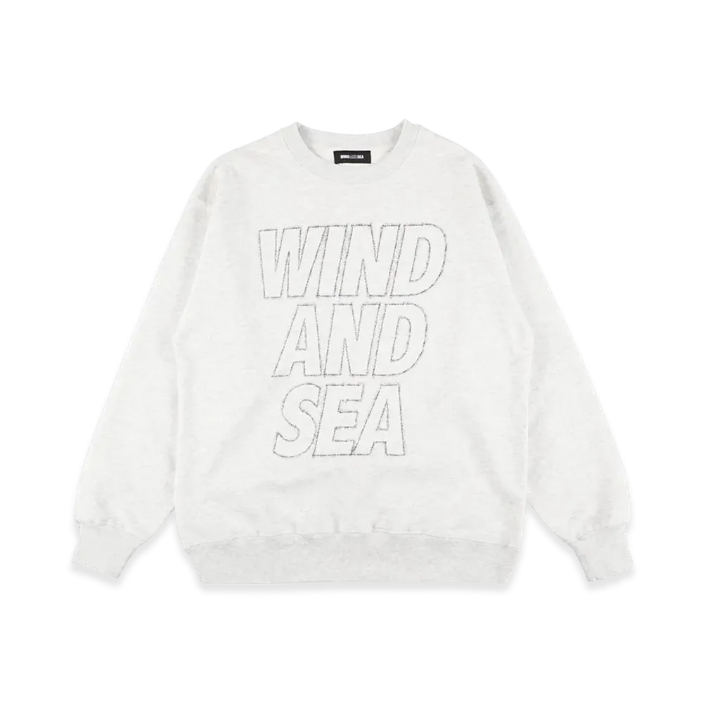 WIND AND SEA Metallic Crewneck Sweatshirt "Gray"