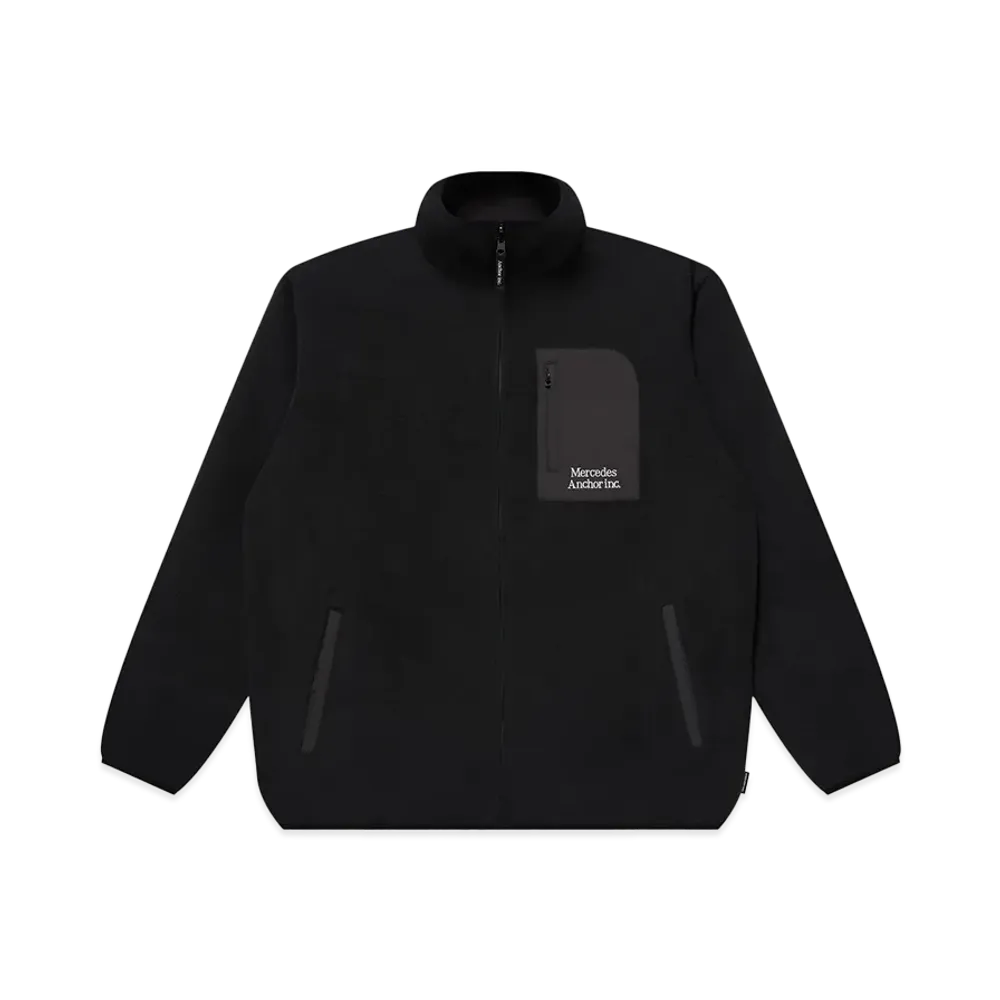 Mercedes Anchor inc. Reversible Fleece Jacket "Black"
