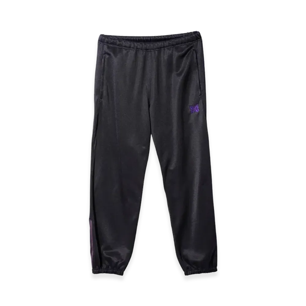 NEEDLES Zipped Track Pants C/PE Bright Jersey "Black"