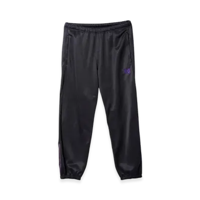 NEEDLES Zipped Track Pants C/PE Bright Jersey "Black"