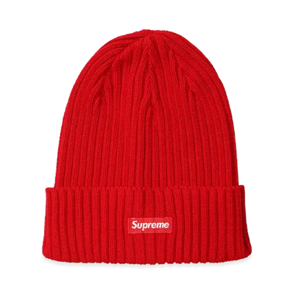 Supreme Overdyed Beanie "Red" (25SS)