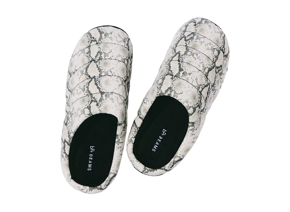 bPr BEAMS x SUBU Cotton Duck Animal Sandal "Python"