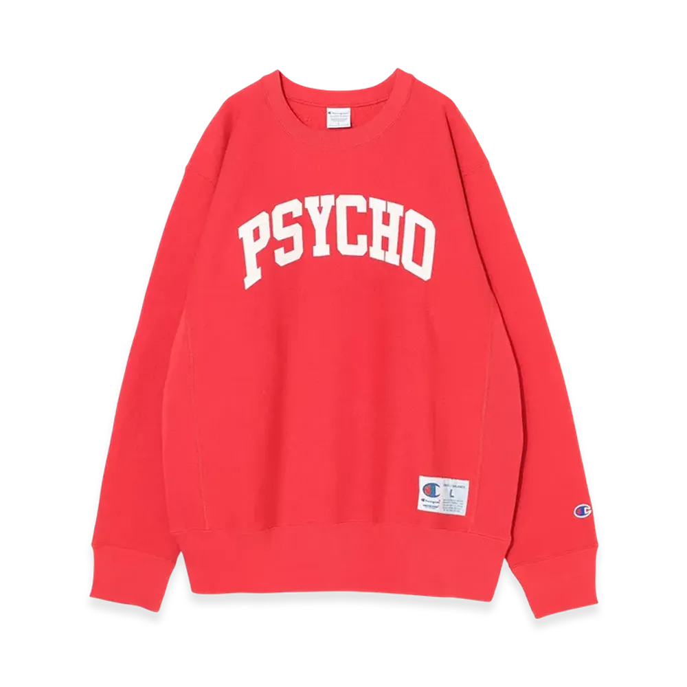 UNDERCOVER x Champion Cotton Fleece Lined Sweat Pullover "Red"