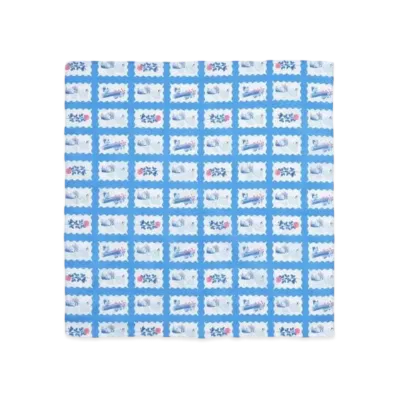 BEAMS COUTURE x RURU MARY’S Flower Tigre Bandana "Blue"