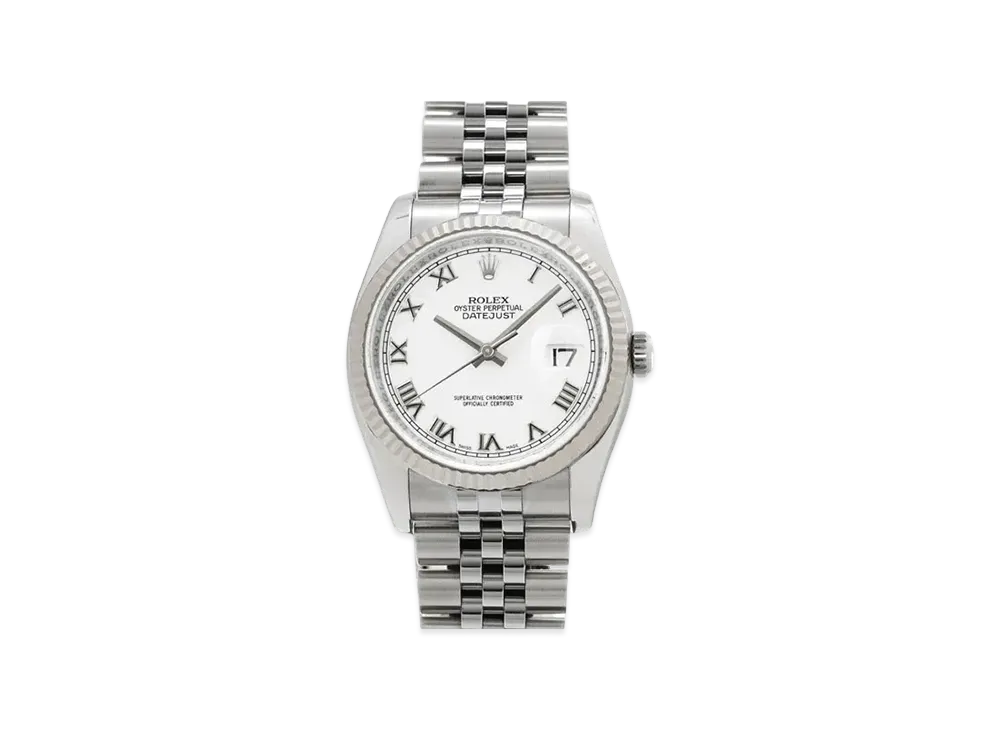 ROLEX Datejust "White Roman/Stainless Steel/White Gold"
