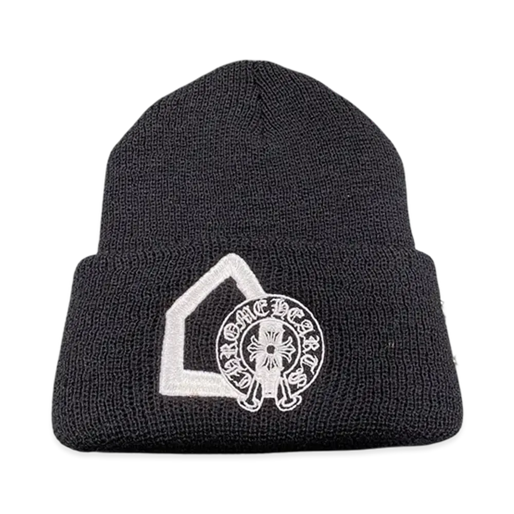 Chrome Hearts x COMME des GARCONS x Dover Street Market Horseshoe Watch Cap "Black"