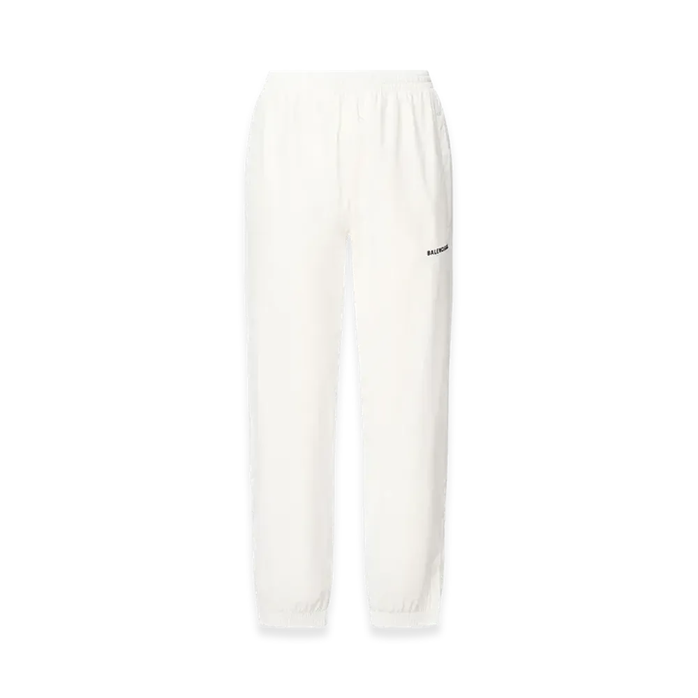 BALENCIAGA Women's Logo Sweatpants "White"