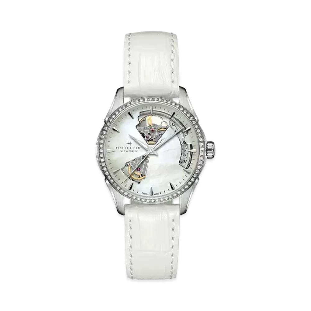 Hamilton Jazzmaster Open Heart Lady Auto 36mm Diamonds