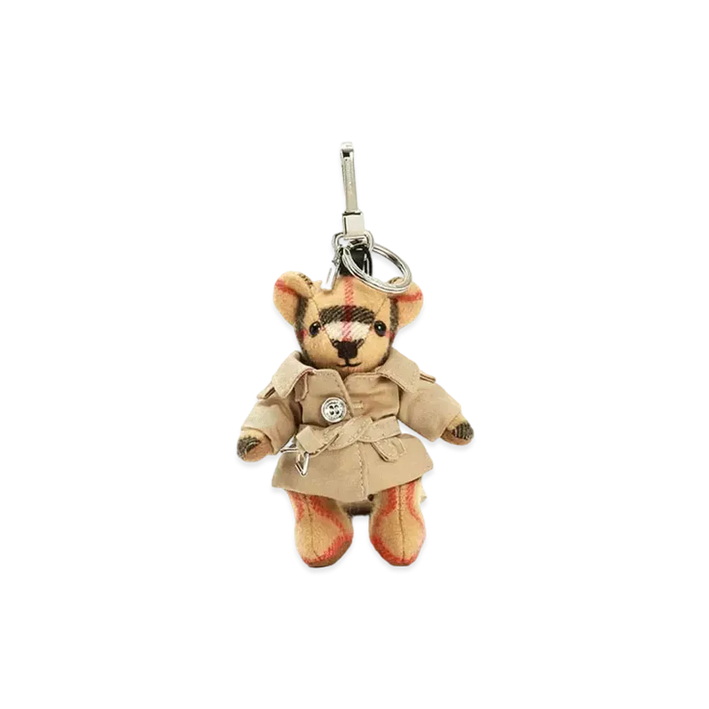 BURBERRY Thomas Bear Trench Coat Bag Charm "Beige"