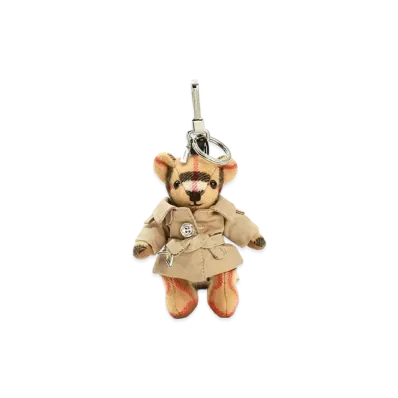 BURBERRY Thomas Bear Trench Coat Bag Charm "Beige"