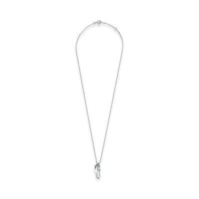 Hermes Galop Hermes Pendant PM "Silver"