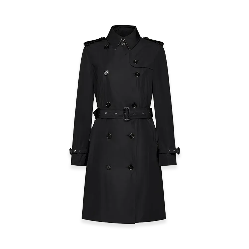 Burberry Women's Polyester Trench Coat "Black"