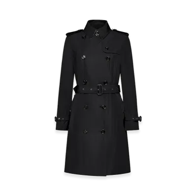 Burberry Women's Polyester Trench Coat "Black"