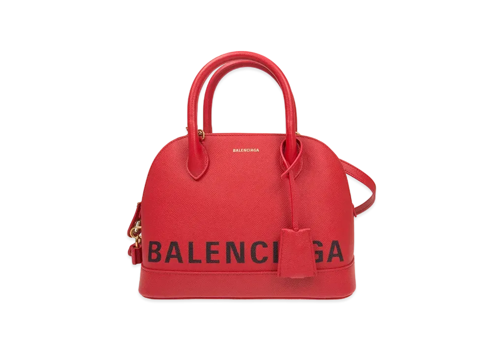 BALENCIAGA Leather Handbag "Red"