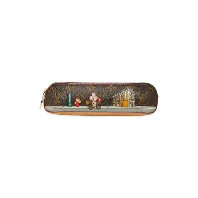 Louis Vuitton Monogram Vivienne Pencil Case "Brown/Pink"