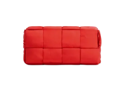 Bottega Veneta Padded Tech Cassette "Tomato"
