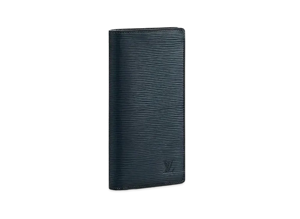 Louis Vuitton Brazza Wallet Epi "Bleu Marine"