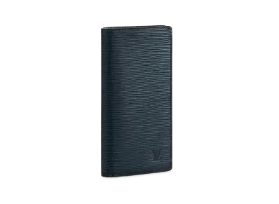 Louis Vuitton Brazza Wallet Epi "Bleu Marine"