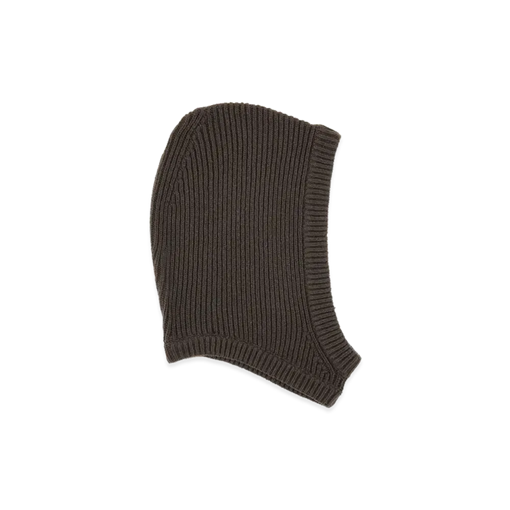 Rick Owens Women's Knitted Hood "Brown"