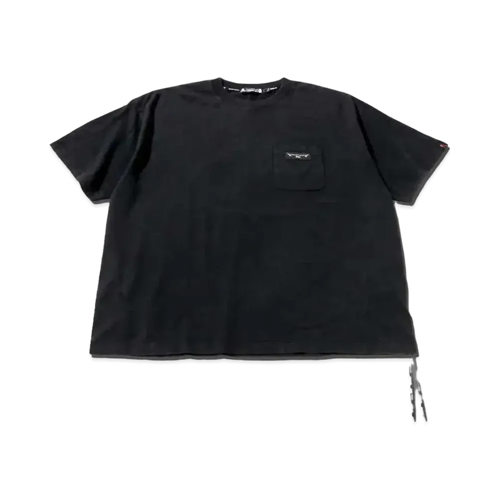 A BATHING APE x mastermind JAPAN Garment Dye Relaxed Fit Tee "Black"