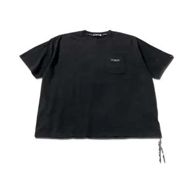 A BATHING APE x mastermind JAPAN Garment Dye Relaxed Fit Tee "Black"