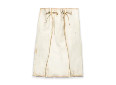 PRADA Leather Skirt "White"