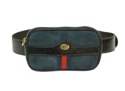 GUCCI GG Ophidia Suede "Navy"