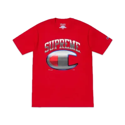 Supreme x Champion Chrome S/S Top "Red"