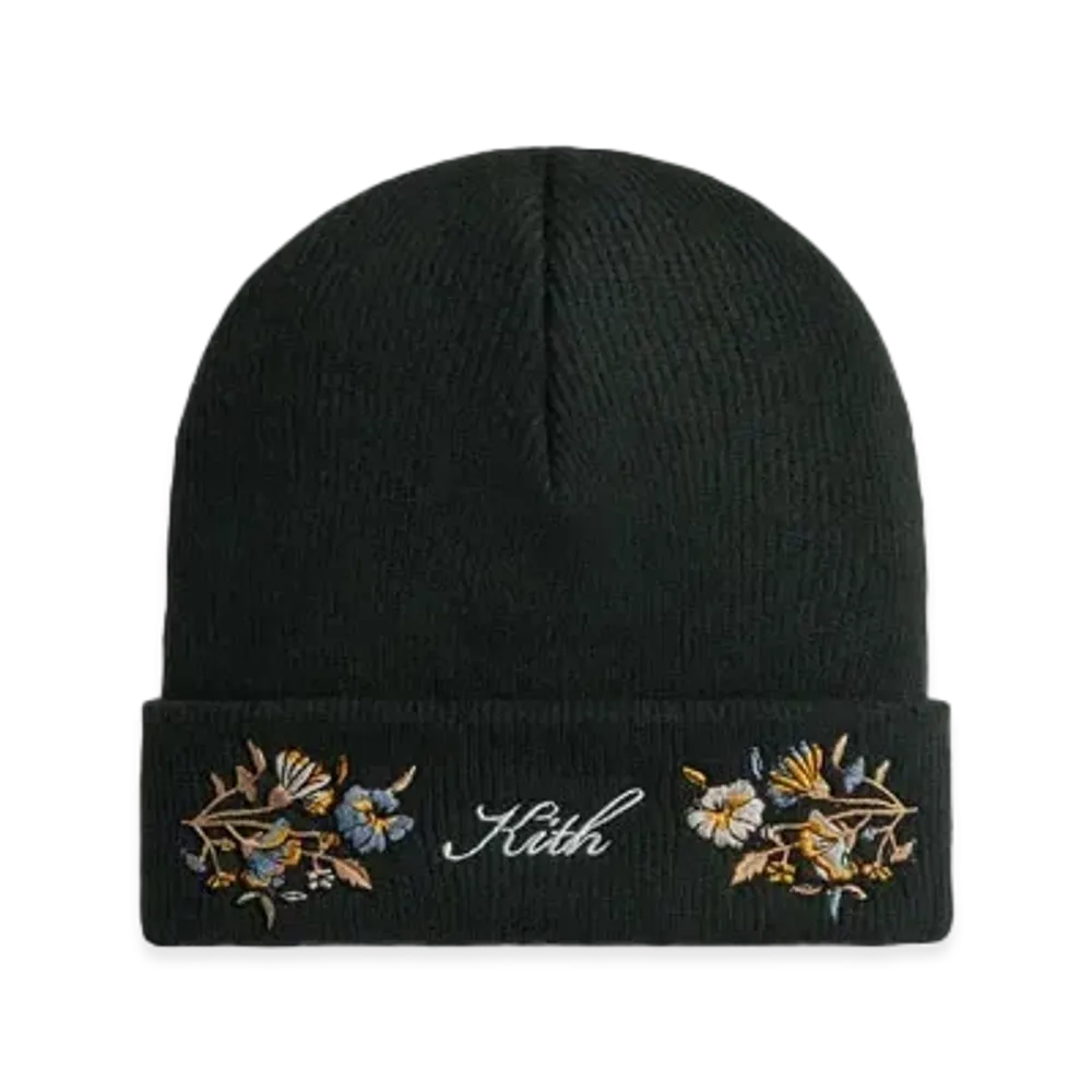 Kith Floral Script Beanie "Stadium"
