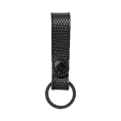 WACKO MARIA Emboss Leather Key Holder "Lizard / Black"