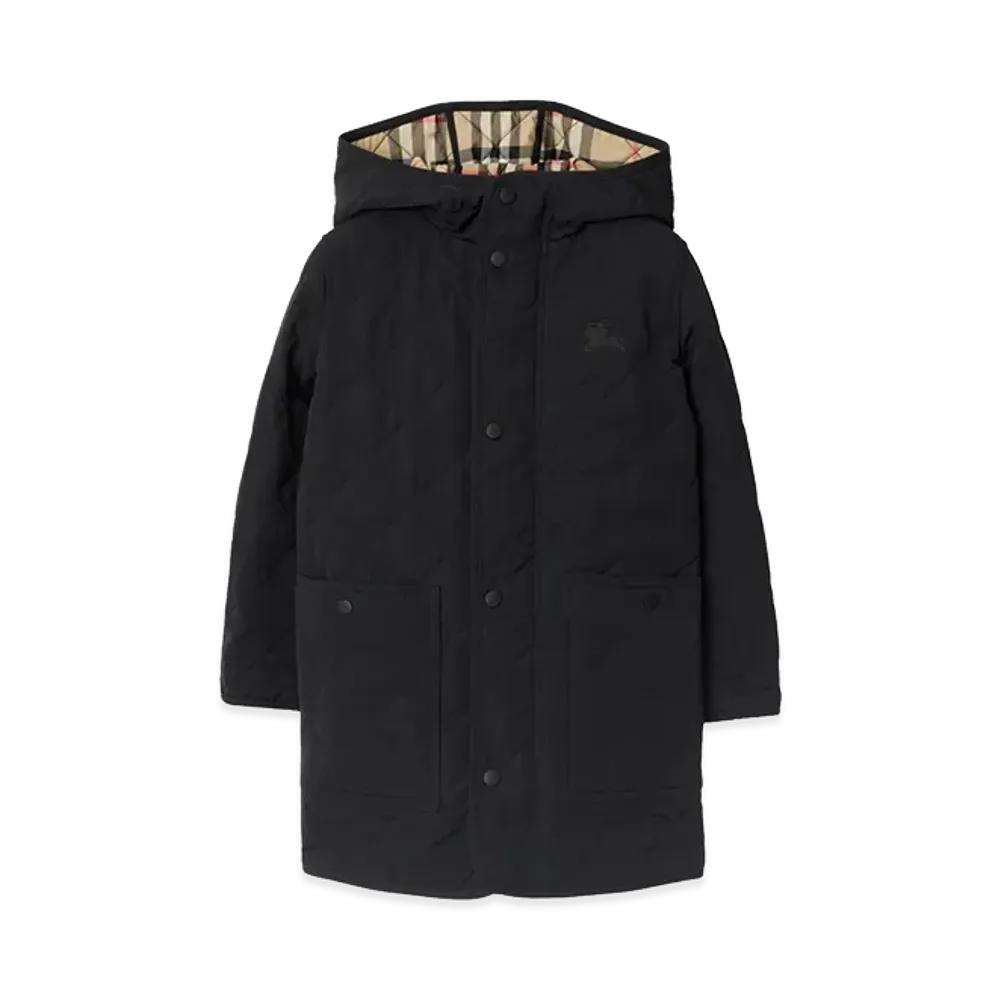 Burberry Kids Harrison Coat "Black"
