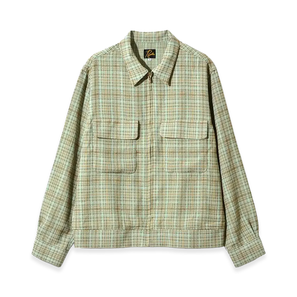 NEEDLES Sports Jacket - Dobby Grid "Mint"