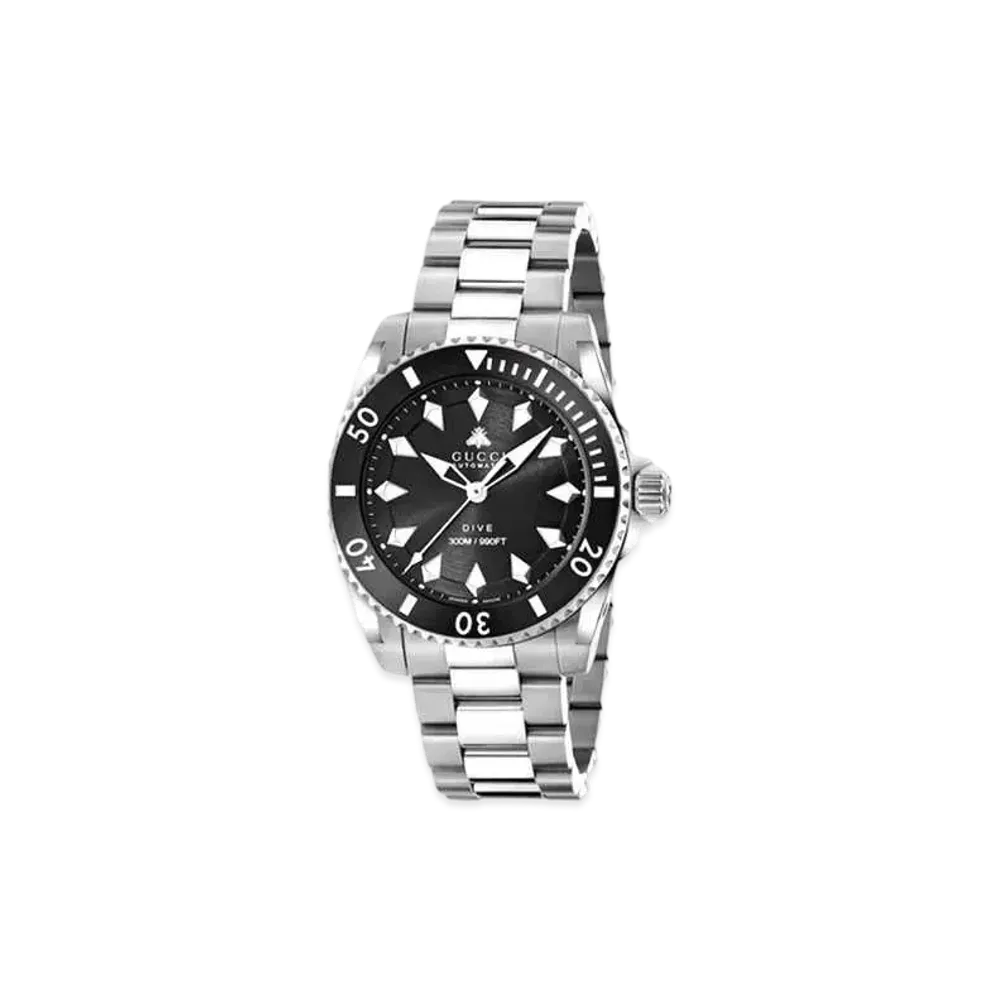 GUCCI Dive Watch With Bee 40mm "Black"