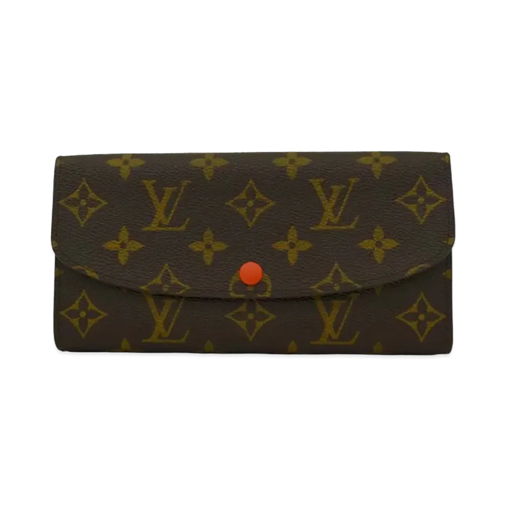 Louis Vuitton Monogram Emilie Wallet "Piment"