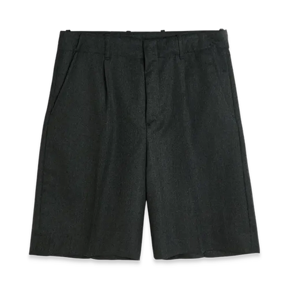 OUR LEGACY Borrowed Shorts "Premium Charcoal Office Wool"