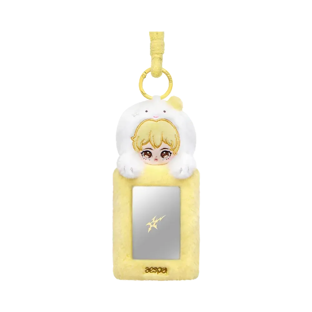 POP MART aespa Fluffy Club Series Card Holder Fluffy MUNGTAENGI WINTER VER.