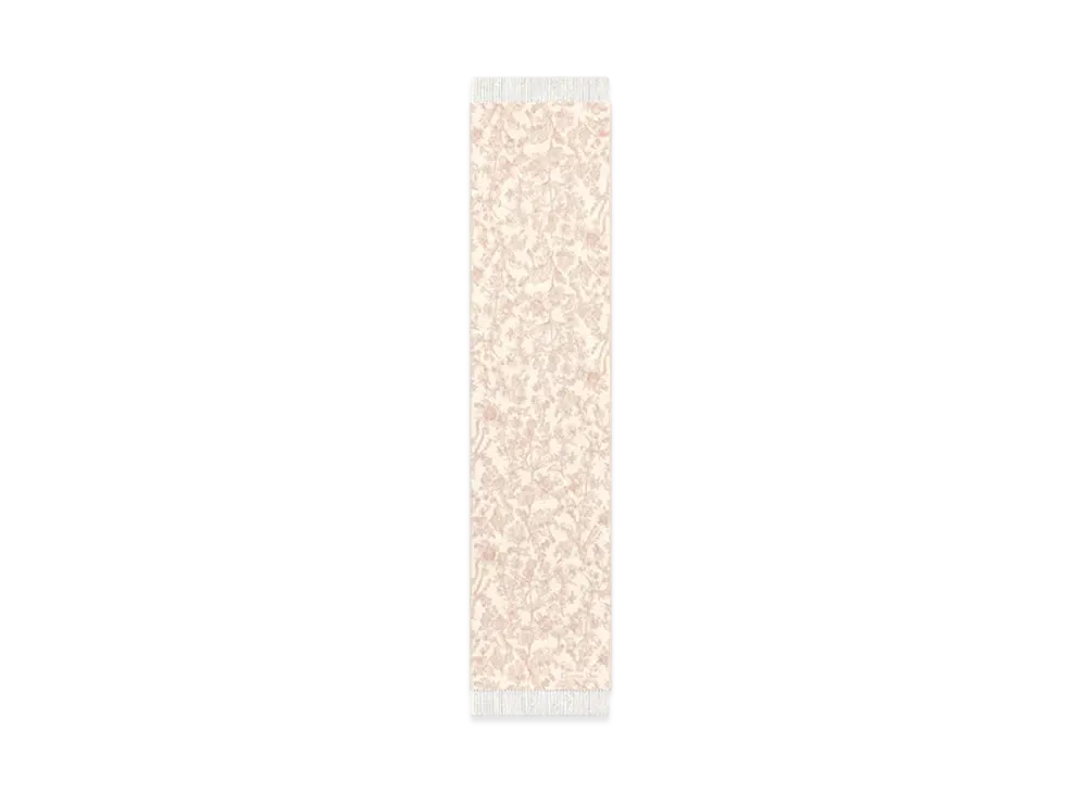 Dior Chardons Scarf Cashmere and Wool "Rose des Vents"