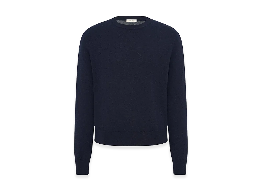 The Row Benji Crew Neck Cashmere "Dark Navy"