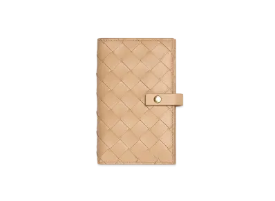 Bottega Veneta Bifold Zipped Wallet "Almond"