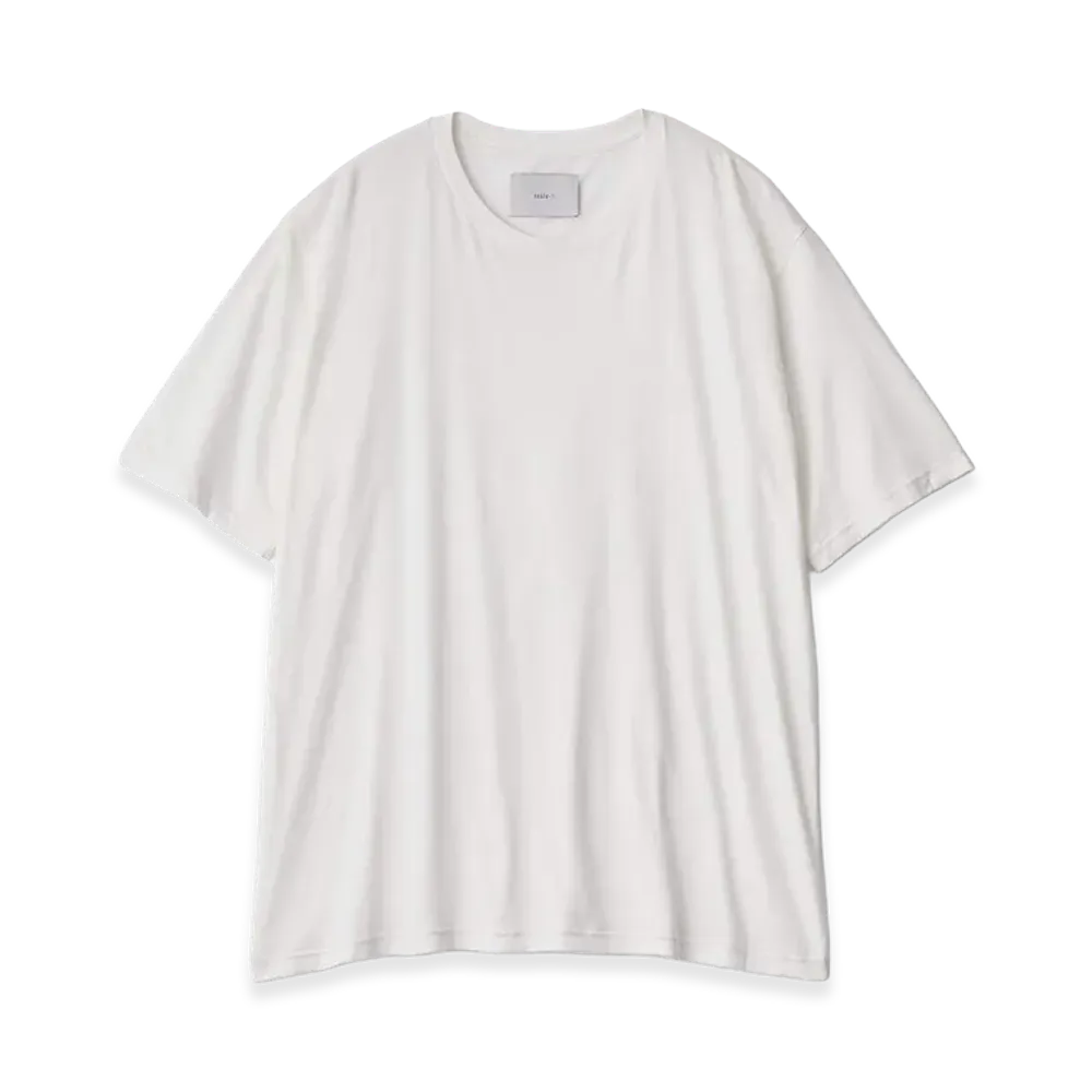 ssstein Suvin Cotton Basic Tee "White"