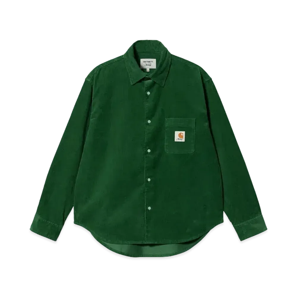 Carhartt WIP x AWAKE NY Collared Shirt "Green"