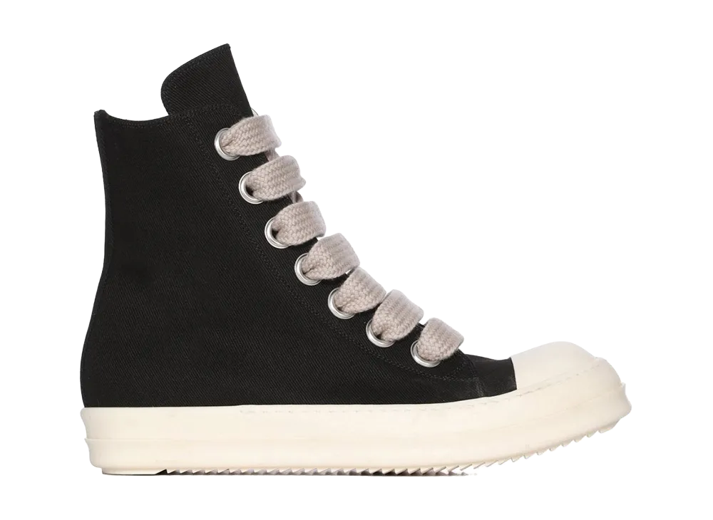 Rick Owens DRKSHDW Jumbolace Sneaks "Black/Milk"