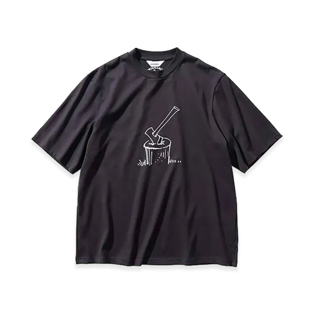 MIN-NANO x DIGAWEL T-shirt2 Shining Tee "Black"