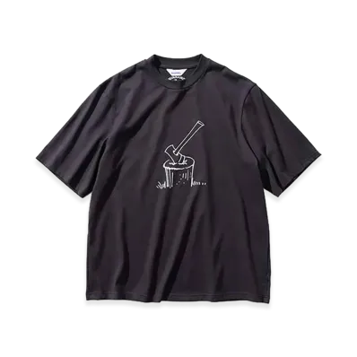 MIN-NANO x DIGAWEL T-shirt2 Shining Tee "Black"