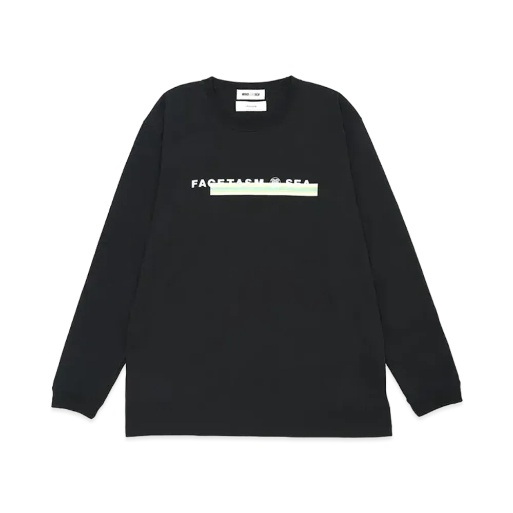 WIND AND SEA x FACETASM Slim Logo L/S Tee "Black"