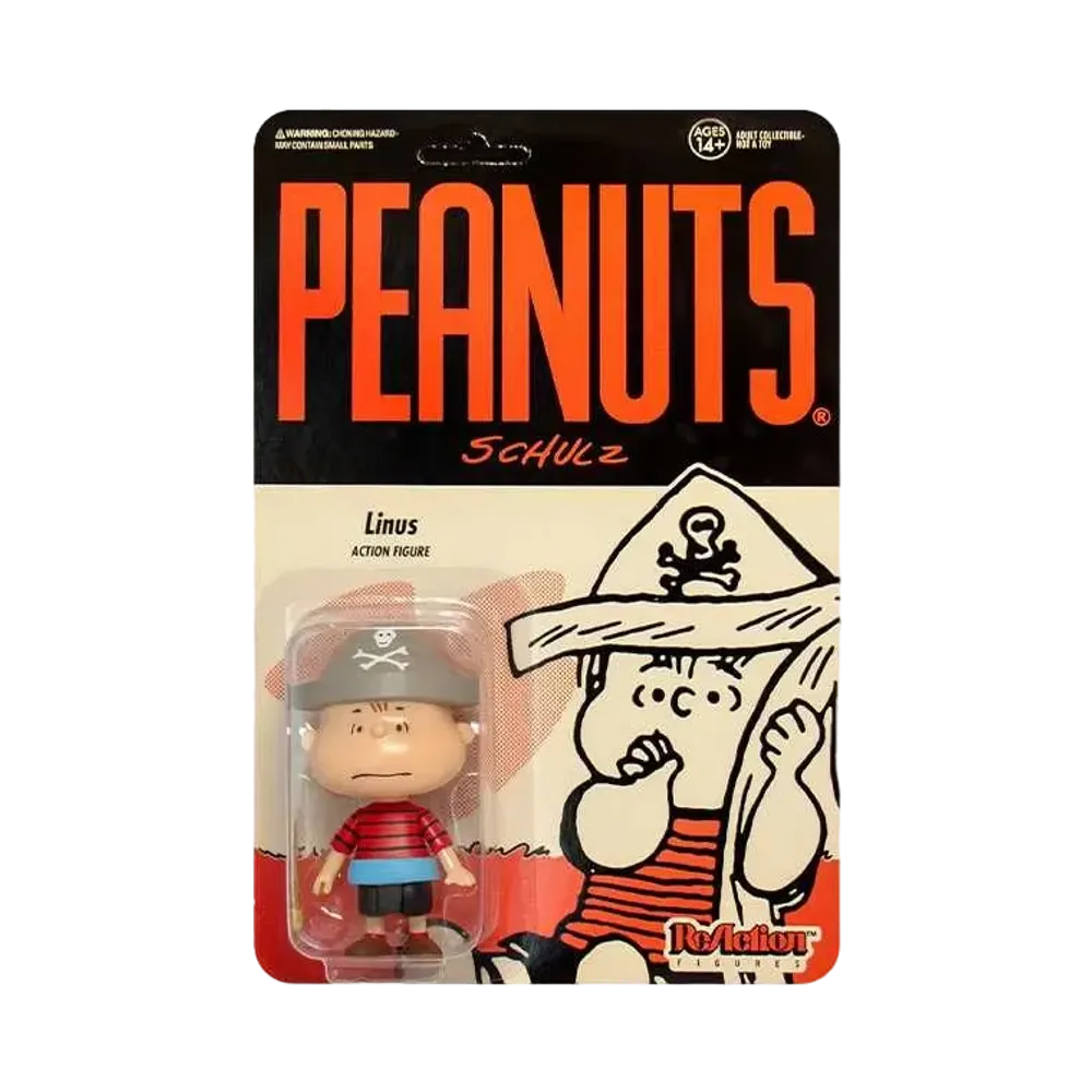 Super7 Peanuts ReAction Action Figure Pirate Linus "Multicolor"