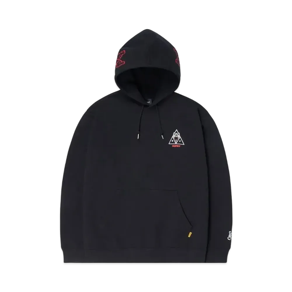 FR2 x HUF Hoodie "Black"