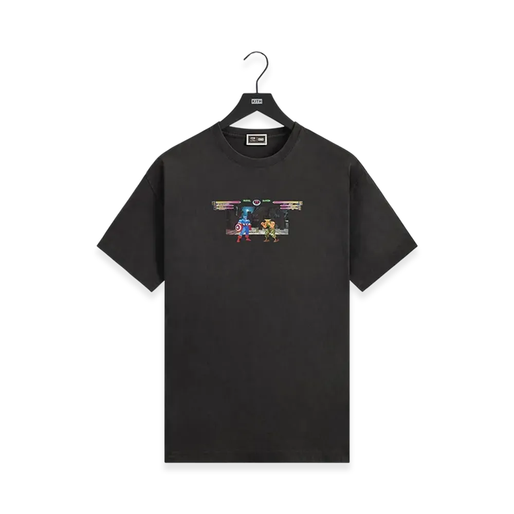 Kith x Marvel vs. Capcom Industrial Vintage Tee "Black"