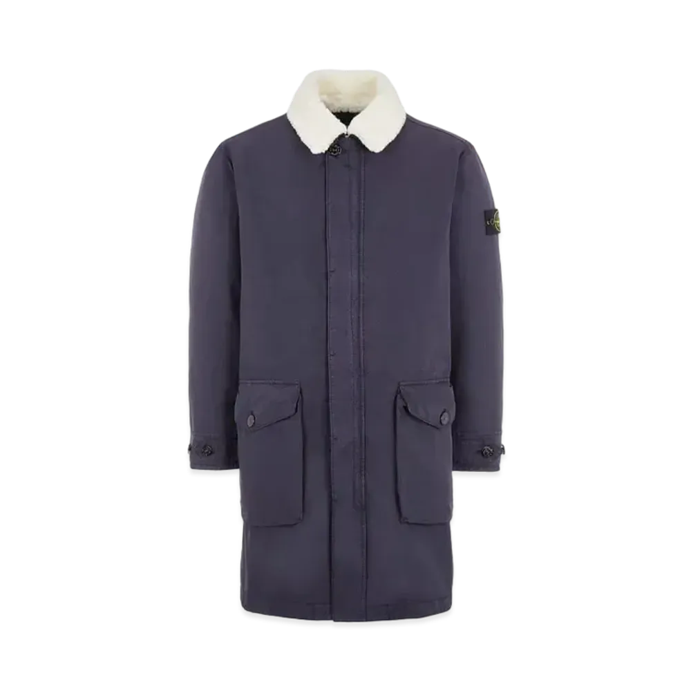 Stone Island 70749 DAVID-TC WITH KNIT WOOL LINING "Ink Blue"